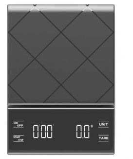 Báscula Cocina Digital Balanza de Cocina 3Kg/0.1g Báscula Cocina Precisión Multifuncional Acero Inoxidable Pantalla LCD Batería incluida