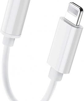 [Certifié Apple MFi] Adaptateur de Casque pour iPhone Adaptateur Lightning vers Jack 3,5 mm ​AUX Audio écouteurs Jack Compatible avec iPhone 13/12/11/X/XR/XS Max/8/7 et Prend en Charge Tous Les iOS 