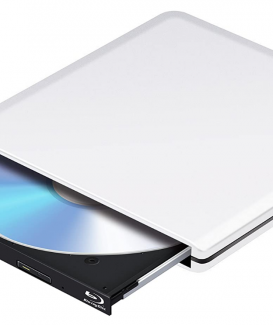 Lecteur DVD Blu Ray USB 3.0 Externe Graveur Bluray 3D, Portable CD DVD Player pour Mac, Windows 7 8 10, PC