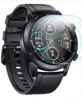 CAVN Proteggi Schermo Compatibile con Honor Magic Watch 2 46mm Pellicola Protettiva [4-Pezzi], Protezione Schermo in Vetro Temperato Durezza Anti-graffio Anti-Bolle Protezione per MagicWatch 2 46mm