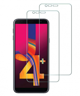 Widamin 2Pack, Compatible con Galaxy J4 Plus/Galaxy J4+ Cristal Templado, Pantalla protección, Protector Pantalla, [dureza de 9H], [De Alta Definición], [Ninguno-Burbuja]