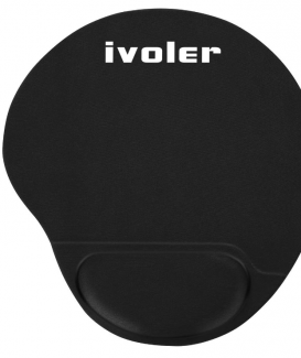 Alfombrilla de Ratón para Gaming (240*210*22mm), iVoler Cojín Mouse Pad con el Cojín de Muñeca Reposamuñecas del Gel, Base de Goma Antideslizante, Superficie texturizada Especial, Compatible con Ratón