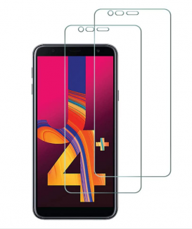 Widamin 2Pack, Compatible avec Galaxy J4 Plus/Galaxy J4+ Verre trempé, Protecteur d'écran, [Haute définition], [9H dureté], [Anti Rayures] - pour Samsung Galaxy J4 Plus