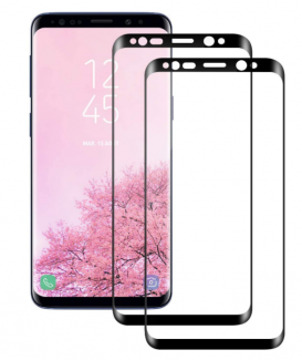 Pellicola protettiva in vetro temperato per Samsung S8 – [1 pezzi] pellicola protettiva in vetro temperato Galaxy S8-9H durezza pellicola protettiva, ultra trasparente 99% protezione da graffi, olio, 