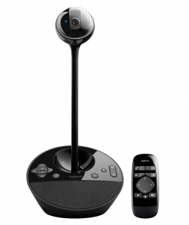 Logitech BCC950 Webcam Noir - Webcams (30 IPS, 1080p, H.264, Noir, Pieds, 0-180°)