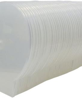C-Shell 50/CLAMCLR12CM Genuine CD/DVD/Blu-Ray Storage Cases, Clear, 50 pack